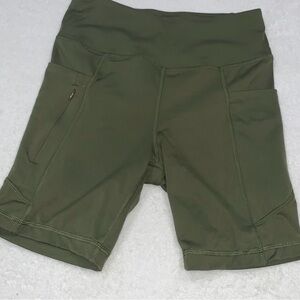 Avia Women's Olive Bike Shorts